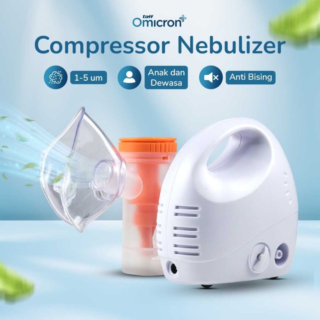 Nebulizer Uap Alat Terapi Pernapasan Asma Batuk Pilek Anak Dewasa Compressor Inhaler Atomizer