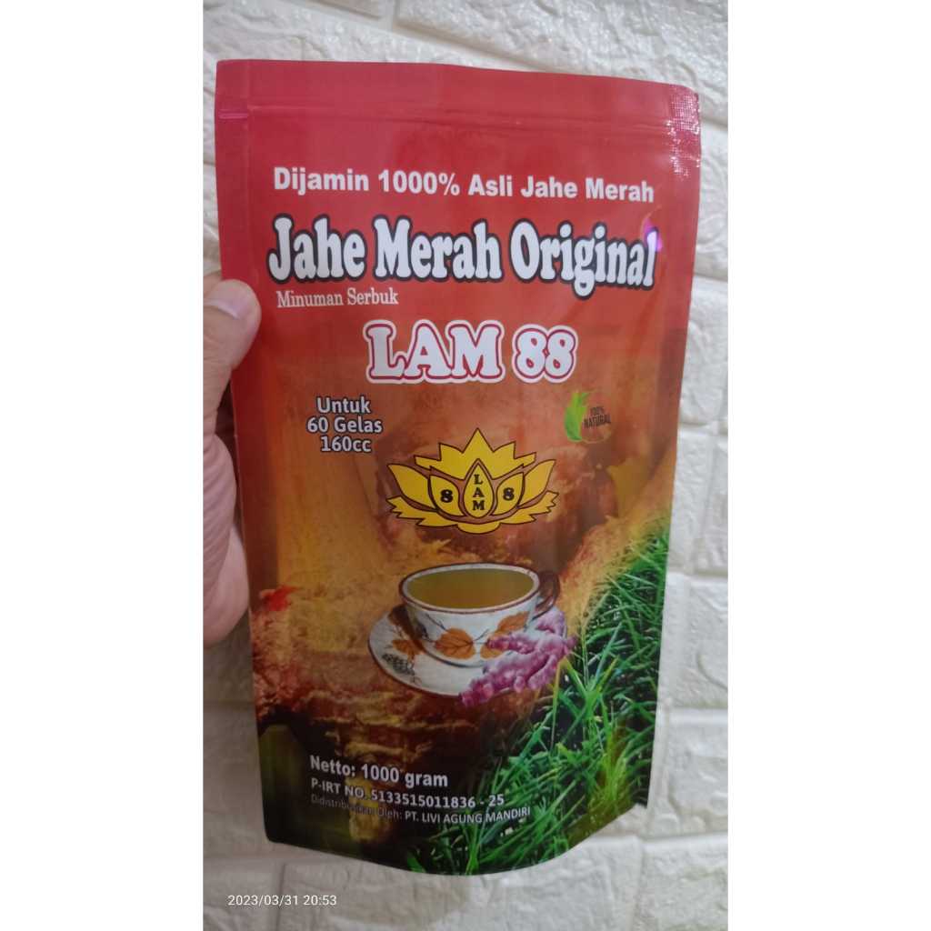 

Jahe Merah Original LAM 88 asli 1KG 1000gr / JAHE MERAH ORIGINAL PEDES ASLI JAHE MERAH PILIHAN