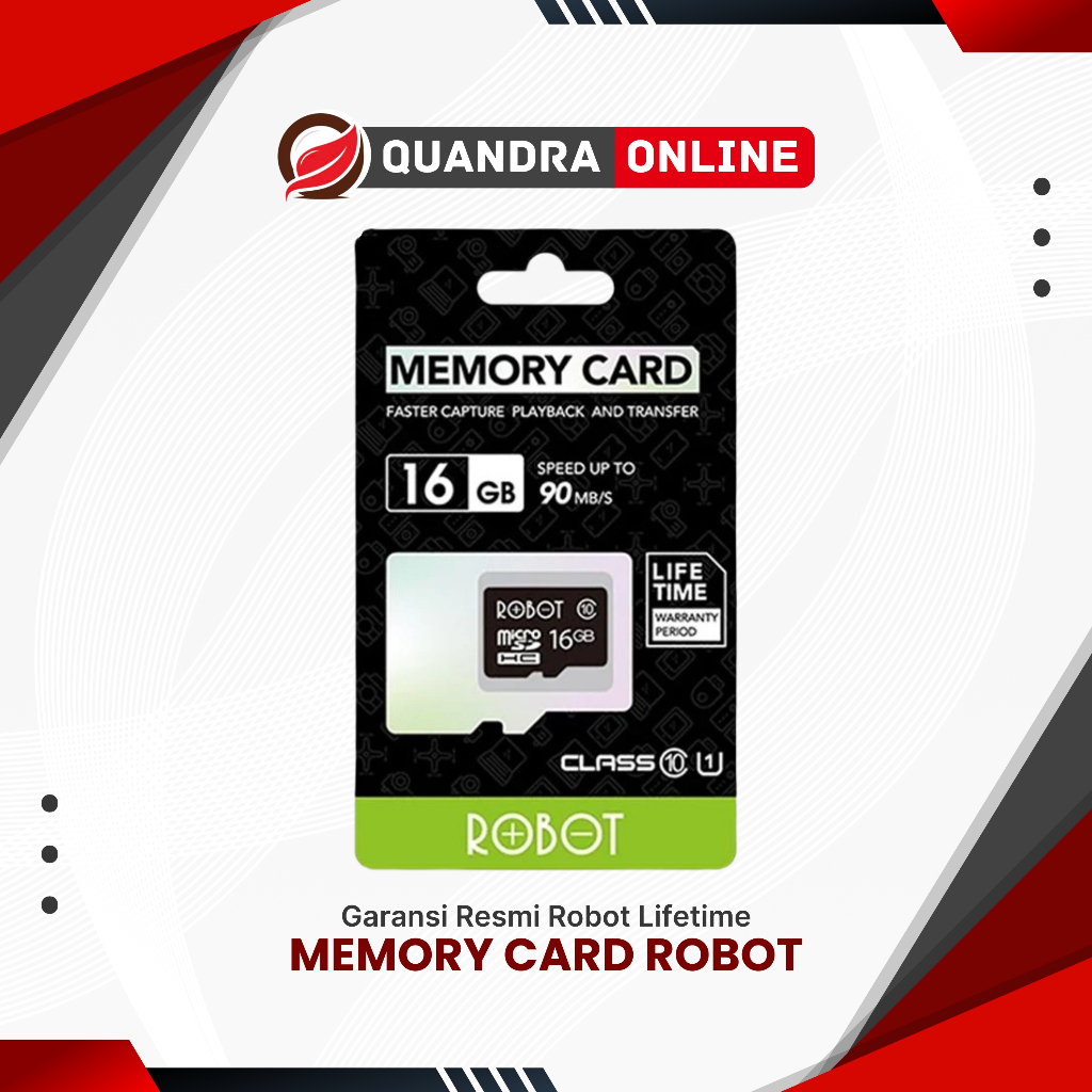 MEMORY CARD | ROBOT MicroSD 16GB Original Micro SD MMC Kartu Memory HP