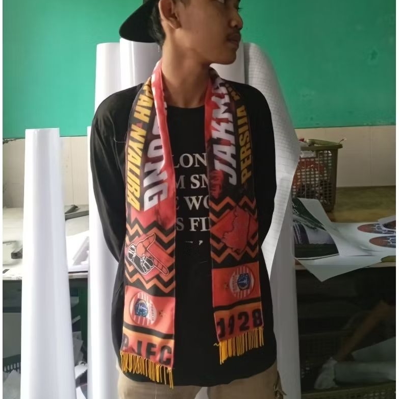 Syal custom satuan cetak ecer satu bijian design bebas satuan