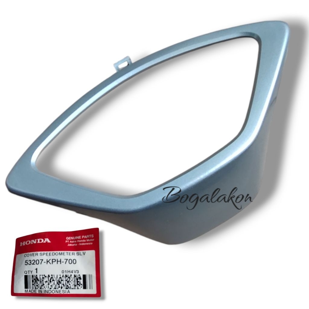 Cover speedo speedometer supra x 125 warna silver original ahm 53207kph700