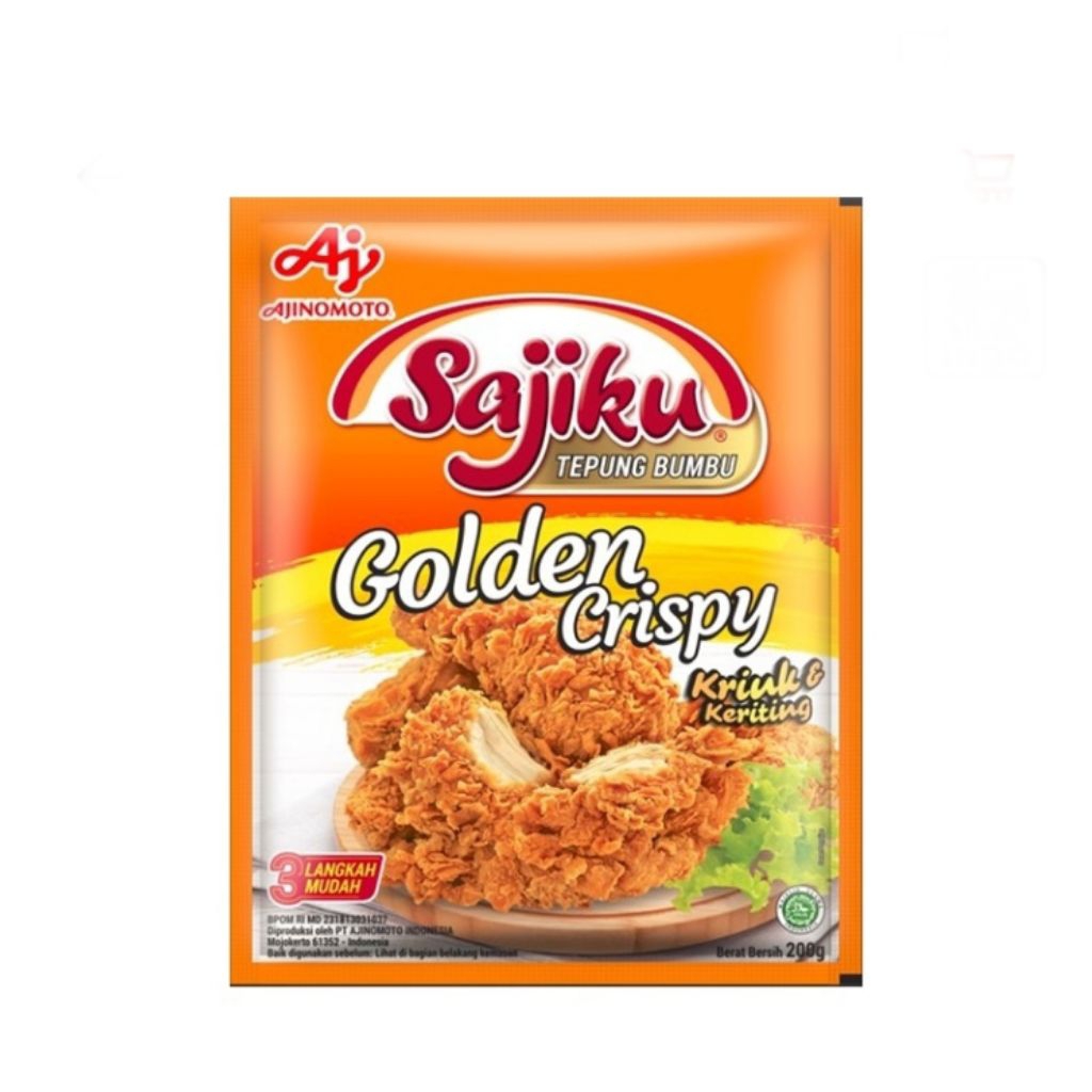 

Ajinomoto sajiku tepung bumbu golden crispy pack 200 gr
