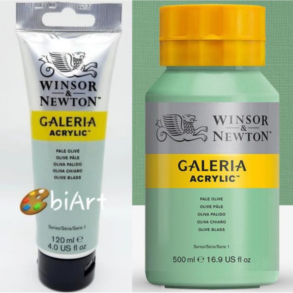 

Cat Akrilik Galeria Acrylic Colour 500ml / 120ml Pale Olive Winsor & Newton