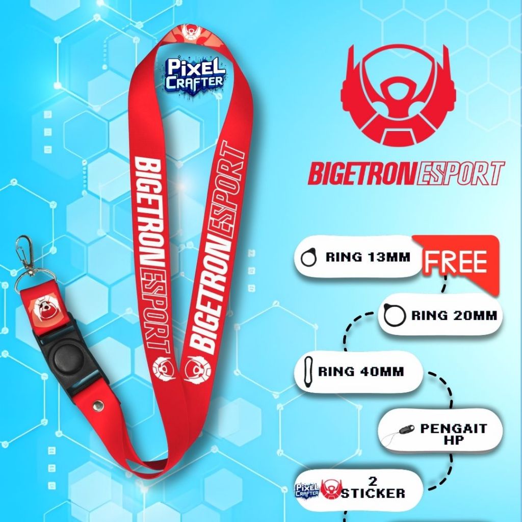

LANYARD BTR | BIGETRON ESPORT MERAH | GANTUNGAN HP | GANTUNGAN P0D | GANTUNGAN KUNCI | GANTUNGAN ID CARD