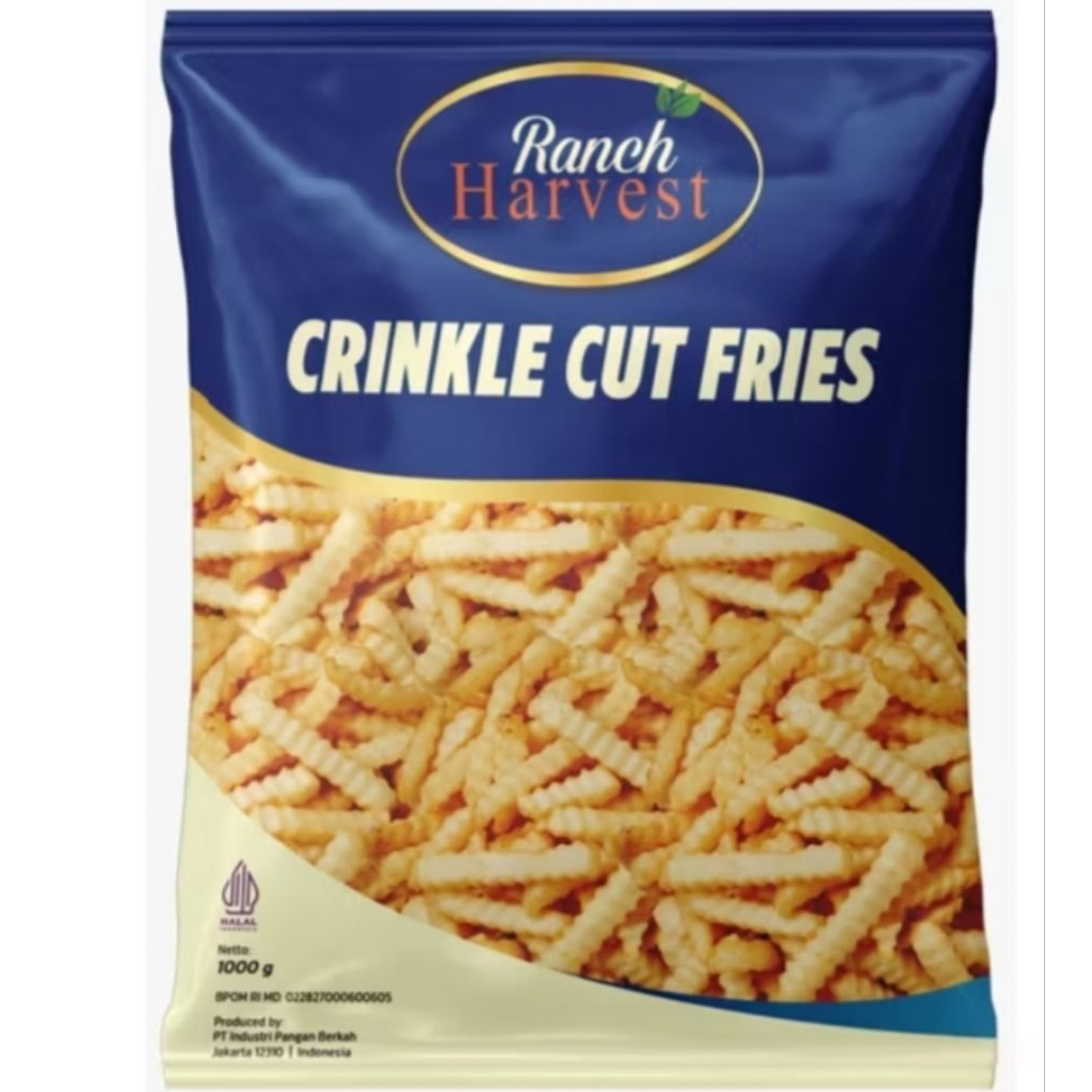 

Kentang Crinckle Cut Ranch Harvest 1kg