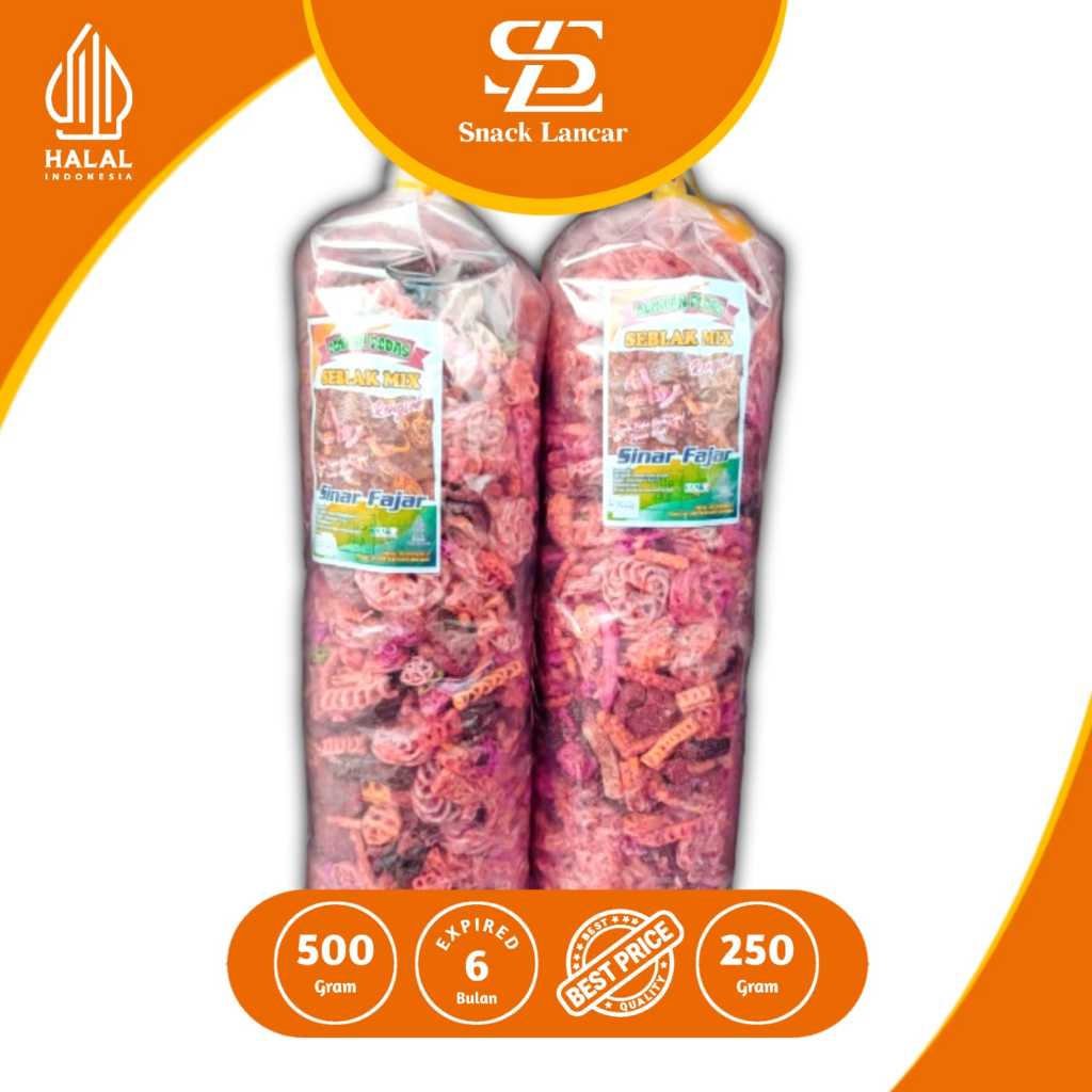 

Kerupuk Kripik Seblak mix seblak campurmix/ kerupuk beton/ kerupuk jengkol/ kerupuk rafael