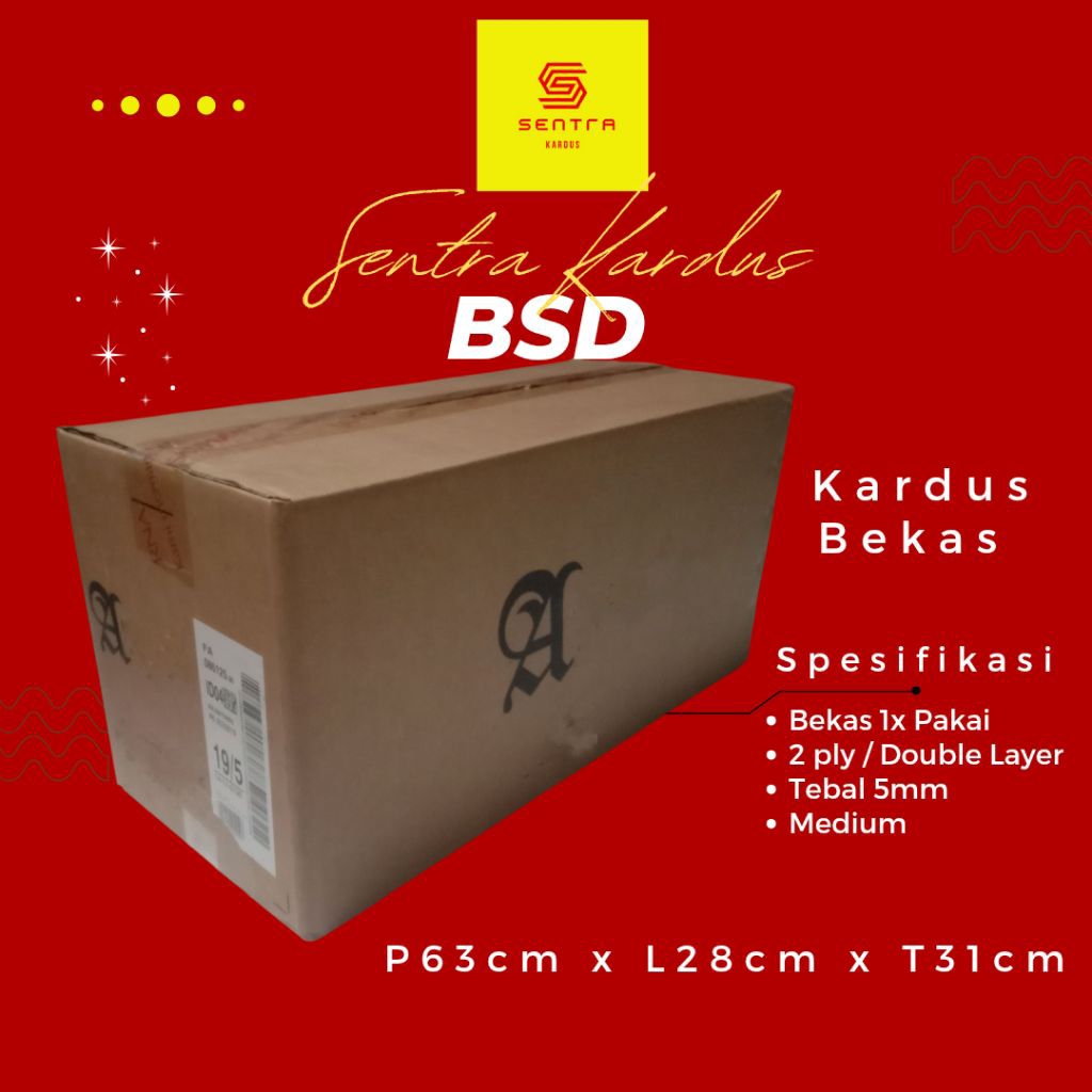 

Kardus Besar Untuk Pindahan / Packing P63 x L28 x T31