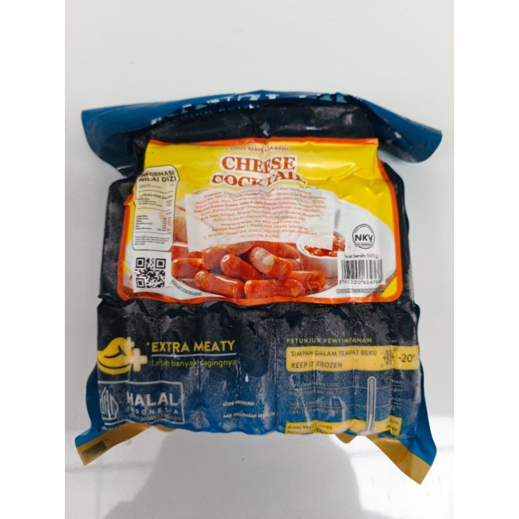 

KANZLER SOSIS CHEESE COCKTAIL 500g