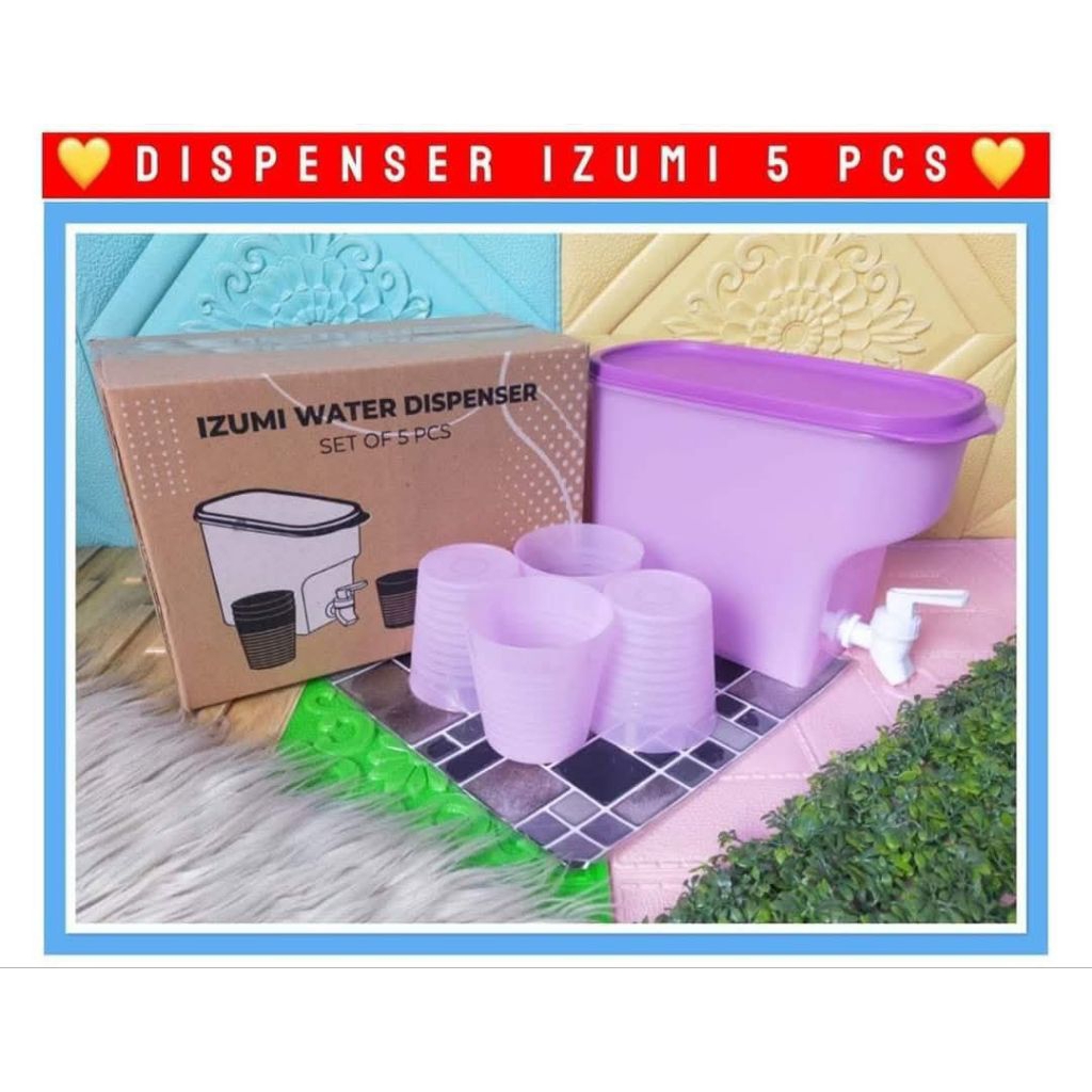 Izumi water dispenser set 5pc