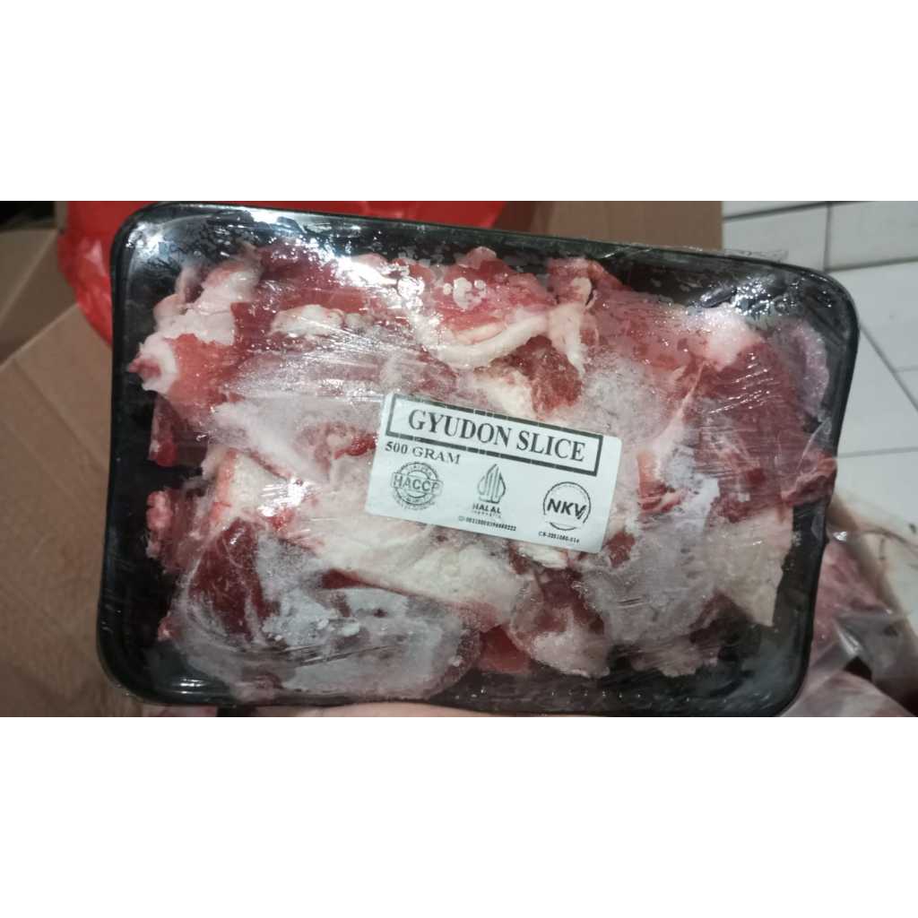 

Gyudon Slice 1 Kg – Sapi Beku Slice Tipis untuk Rice Bowl, Shabu, Teriyaki