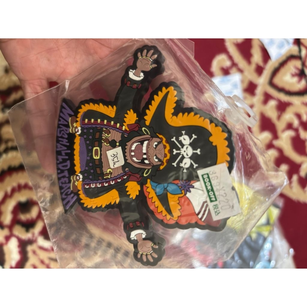 Merchandiae Anime One Piece Kurohige Tempelan Kulkas Magnet