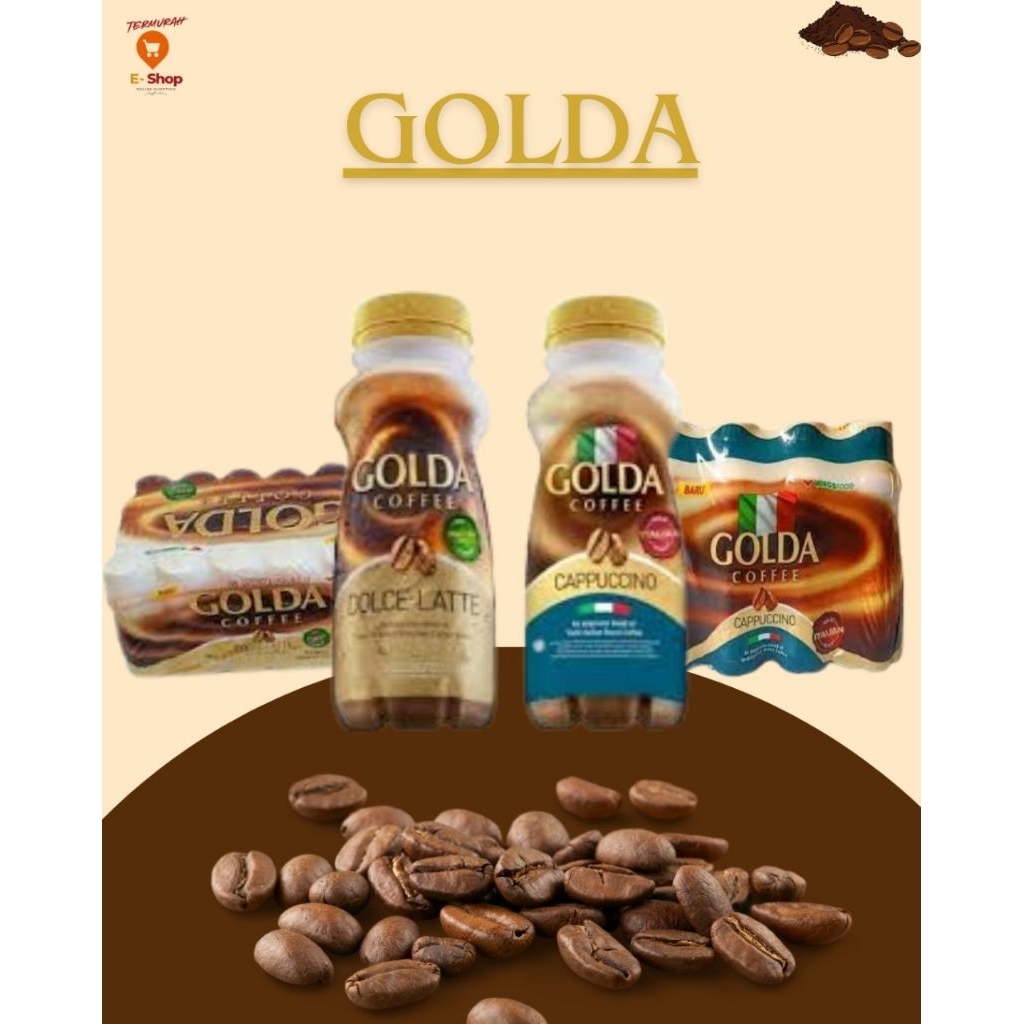 

Golda Coffee 200 ml Kopi Golda 1 Botol All Varian Rasa