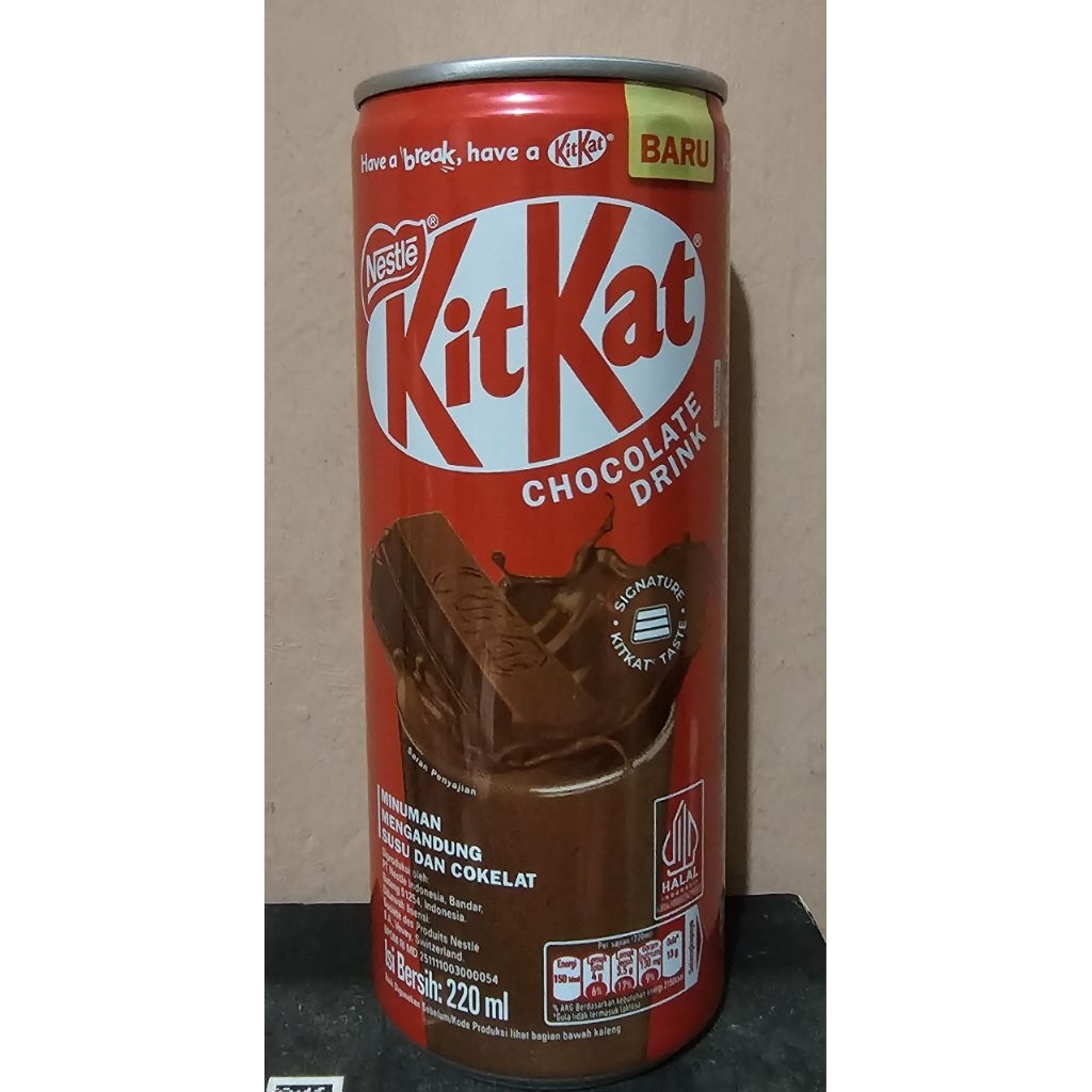 

Kitkat Minuman Susu Coklat 220ml Kaleng