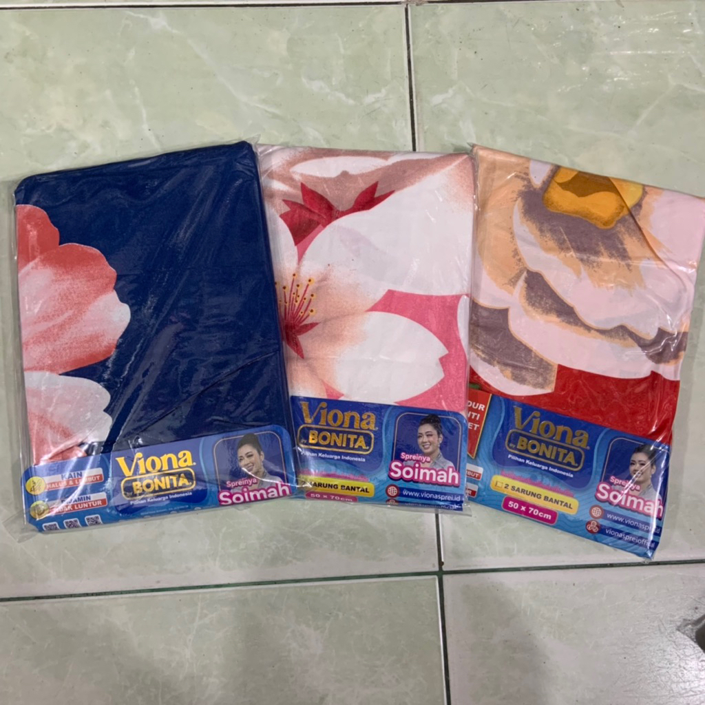 sarung bantal dan sarung guling viona bonita