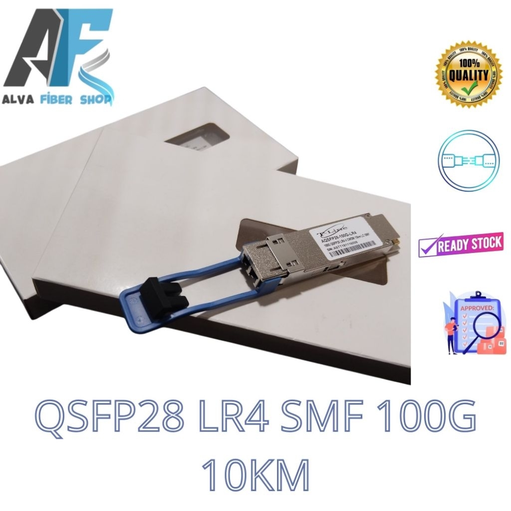 QSFP 100G LR4 10KM SMF 1310 Nm Compatible Huawei ZTE Fortinet Supermicro lxia Mikrotik Juniper Cisco