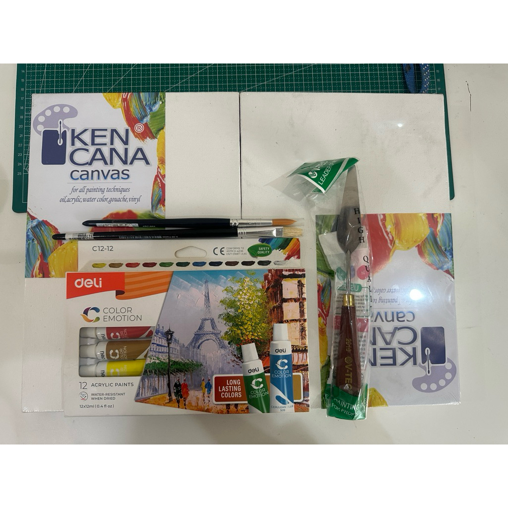 

deli acrylic paints set