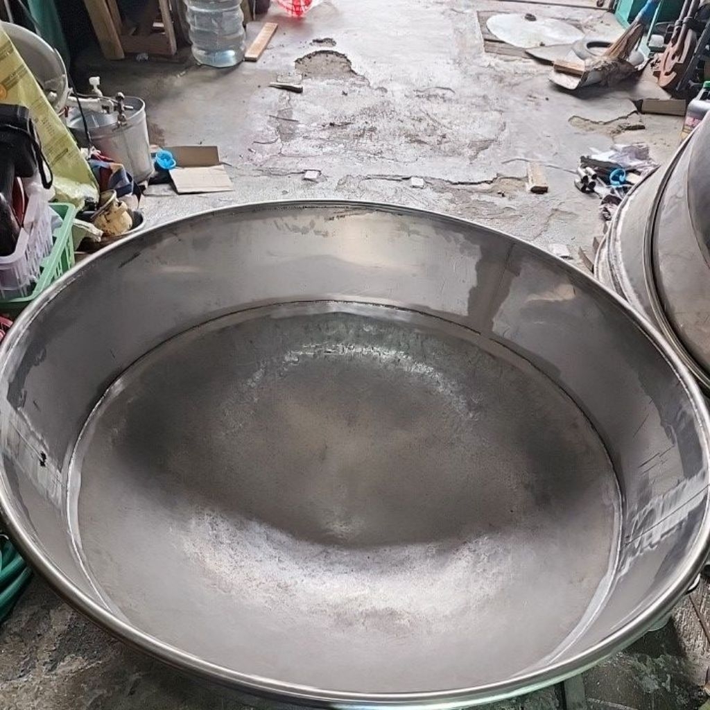 wajan stainless steel 304 asli kancah kuali stainless 304 asli free sodet stainless wajan masak sayu