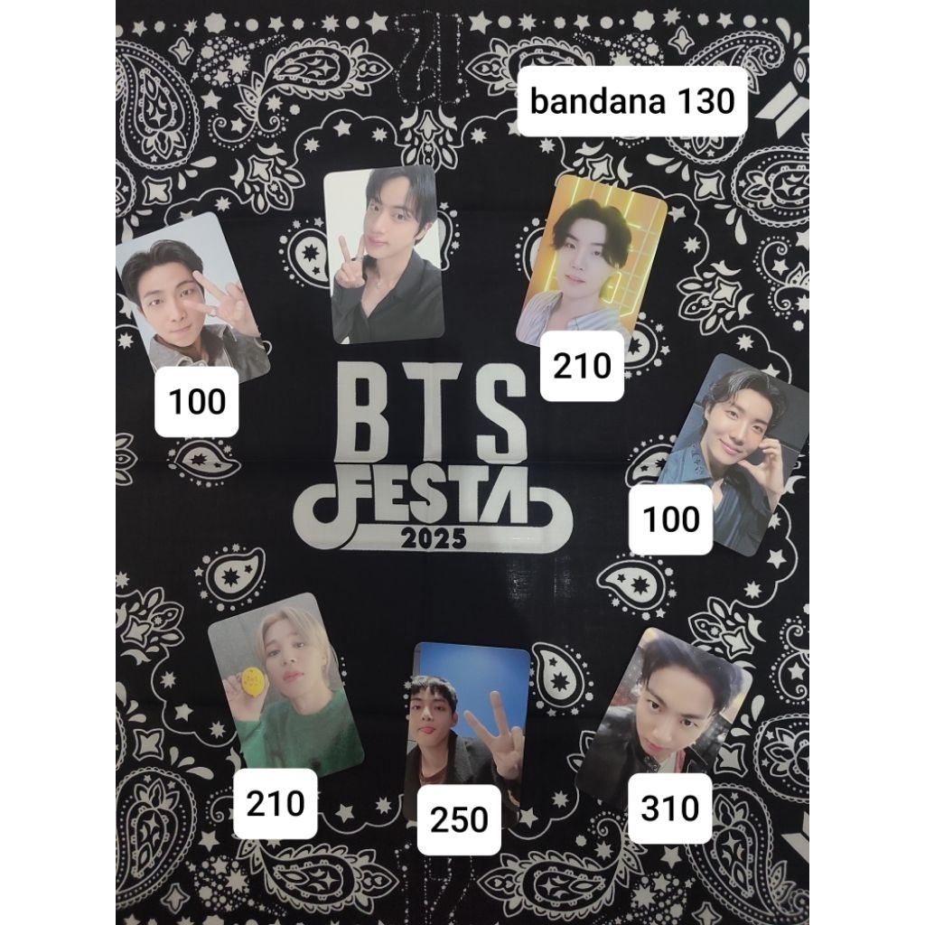 Photocard BTS FESTA 2025 ready Ina