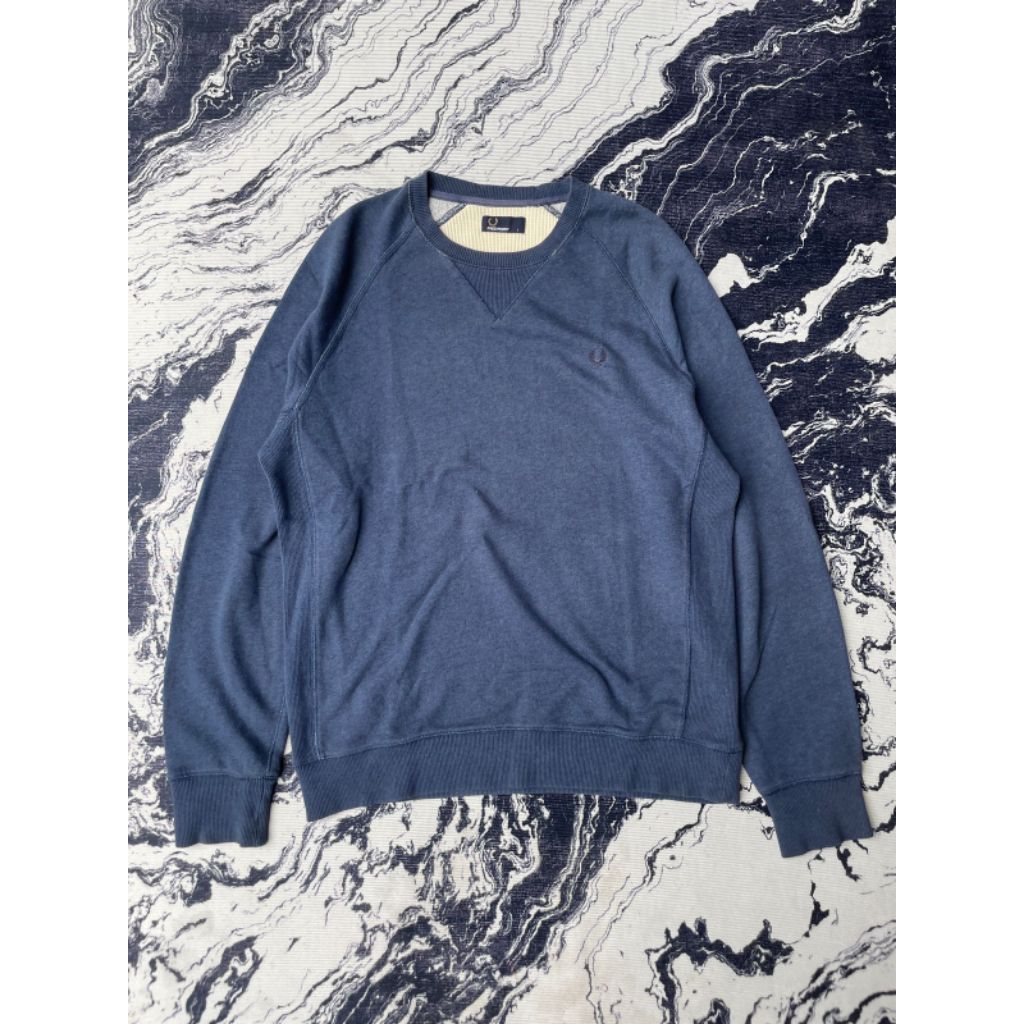 Fred Perry Crewneck Blue Navy