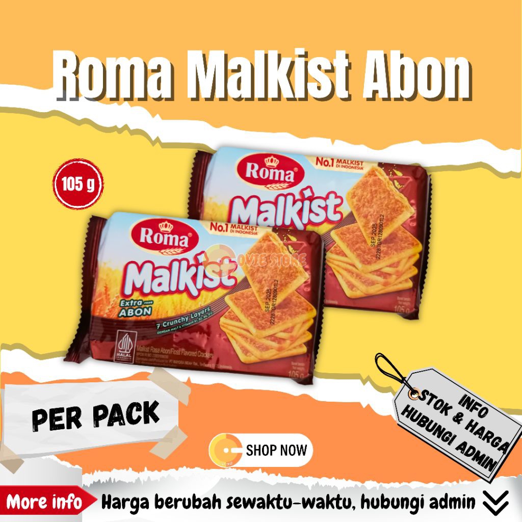 

Roma Malkist Abon Family Pack