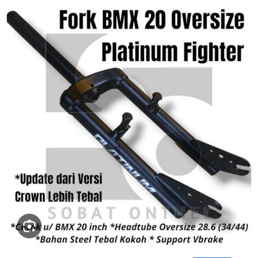Garpu/Fork  20 untuk Bmx merk Platinum Fighter