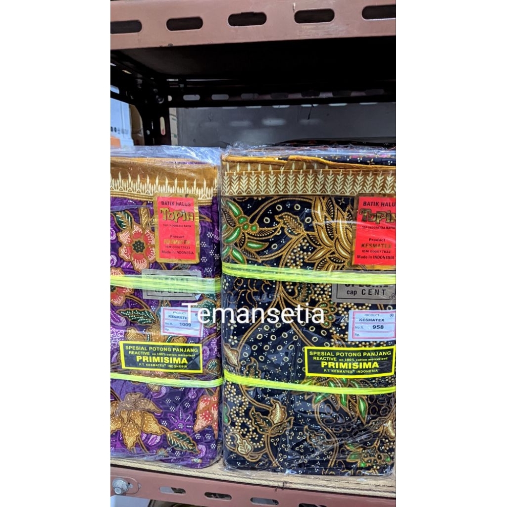 Kain Panjang Topin cap cent