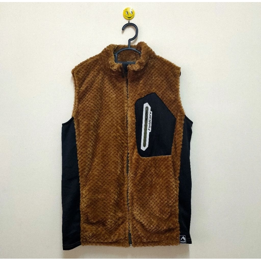 vest fieldcore serva hitam dan coklat  second