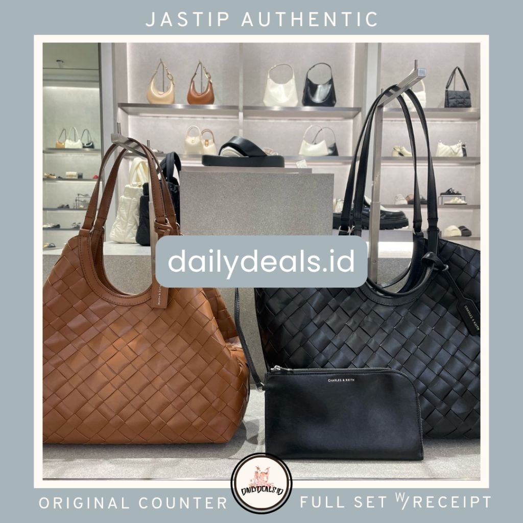 #2-30701583 Ivette Tote - Jast[p] CK ORIGINAL COUNTER WOVEN BAG TAS ANYAM ANYAMAN STORE AUTHENTIC AS