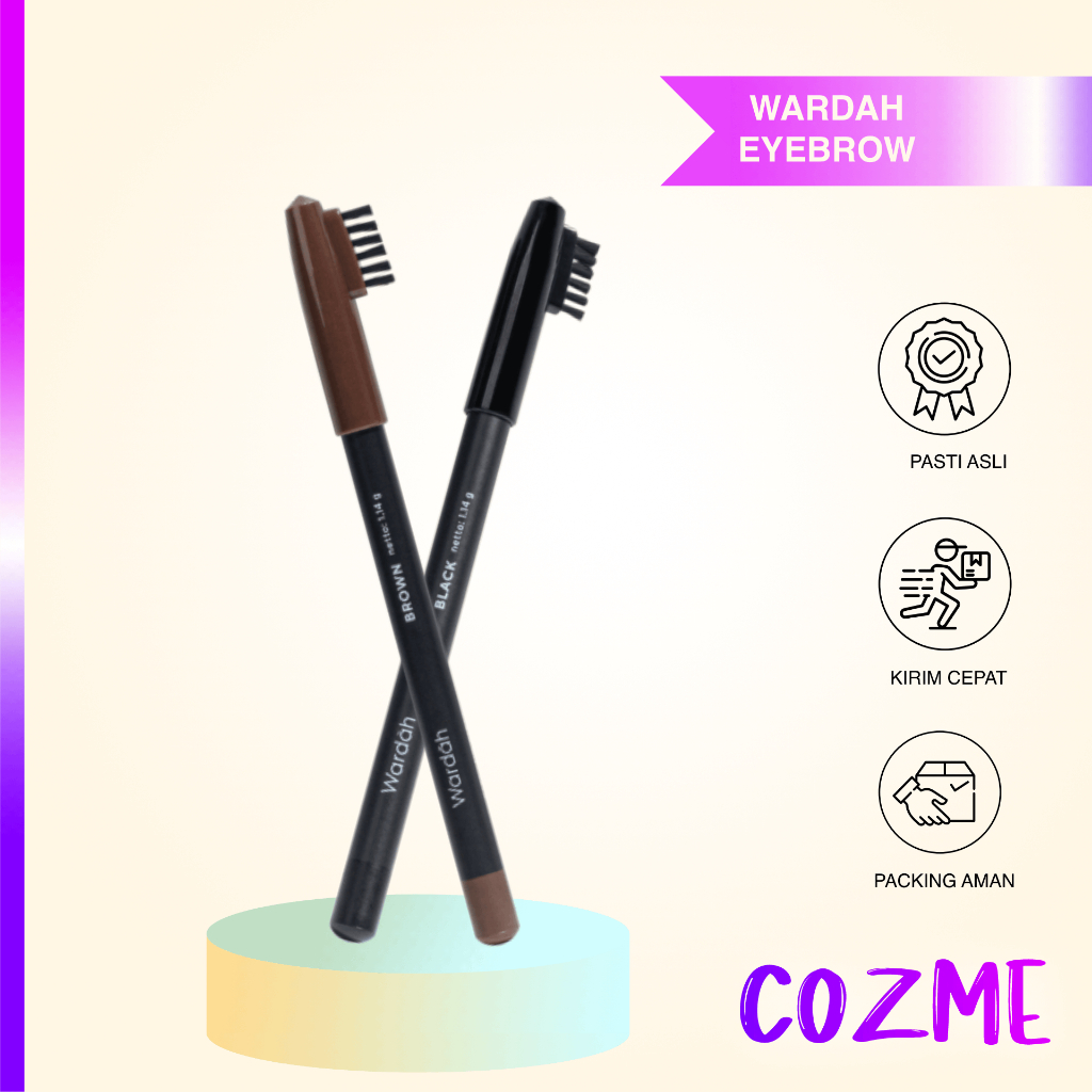 WARDAH EyeXpert Eye Brow Pencil with Brush