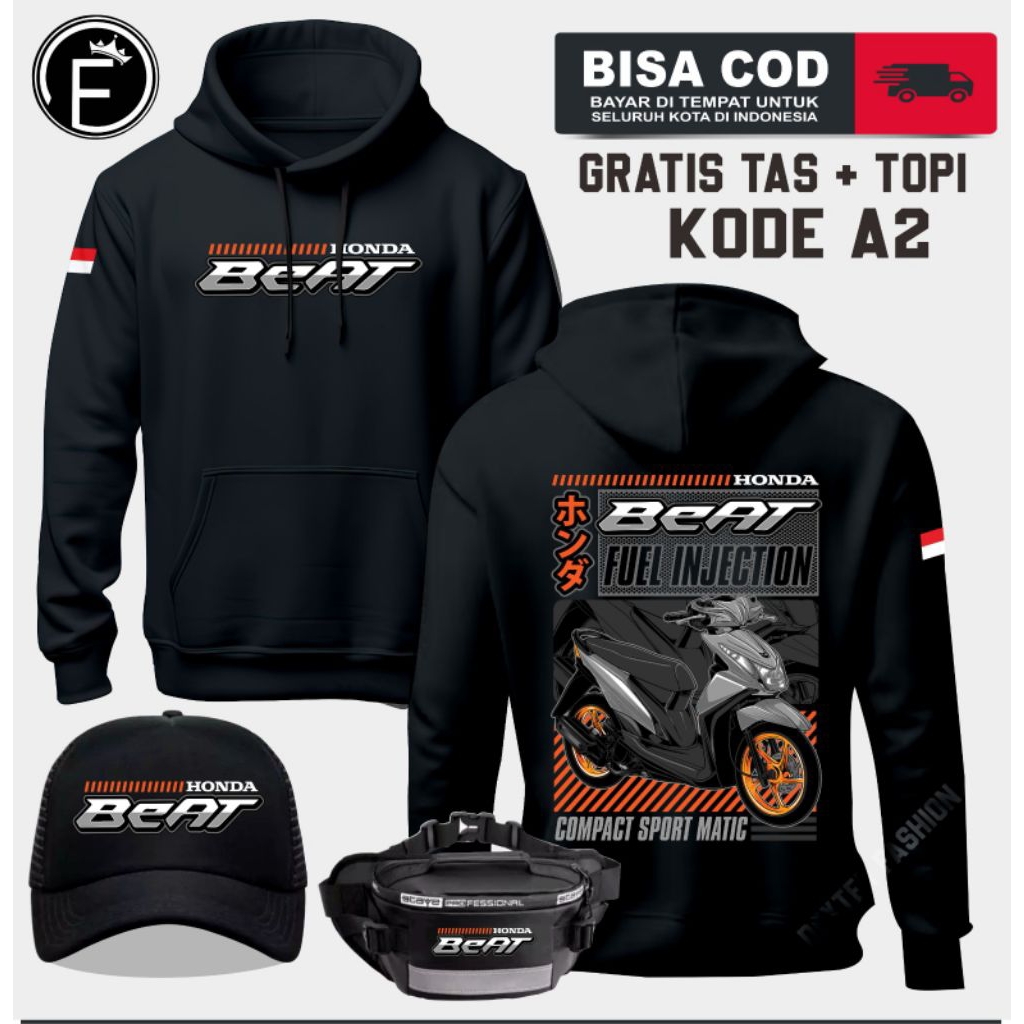 sweater hoodie honda beat