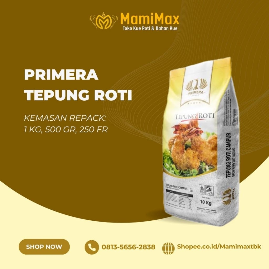 

TEPUNG ROTI PRIMERA PANKO MIX REPACK 1 KG, 500 GRAM, 250 GRAM