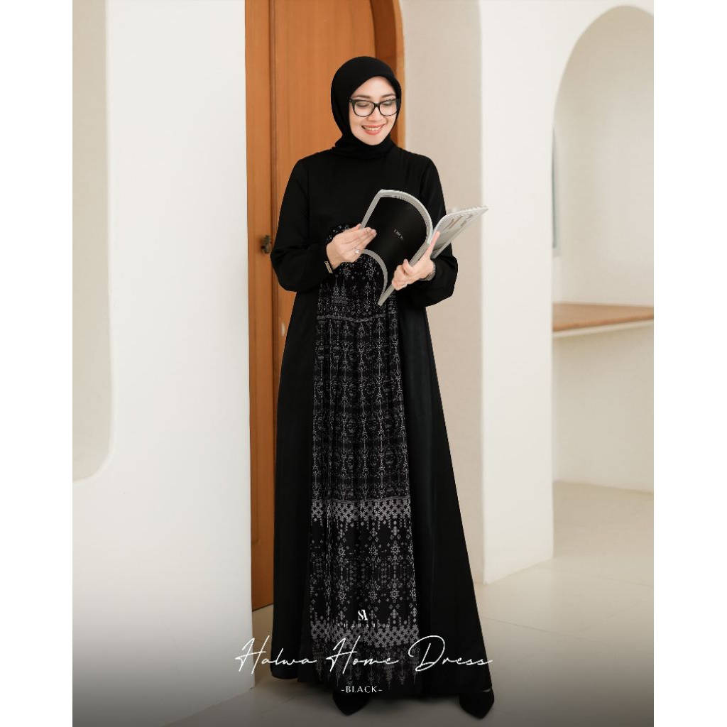 GAMIS HALWA HOME DRES PRINTING ORIGINAL BY SHARAREA