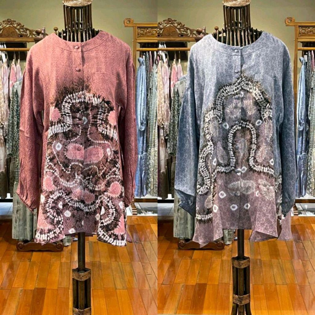 Bina Tunik Viscos by Dian Pelangi LIMITED EDITION Blouse Baju Atasan Blus Outfit Kerja Kantor Pesta 