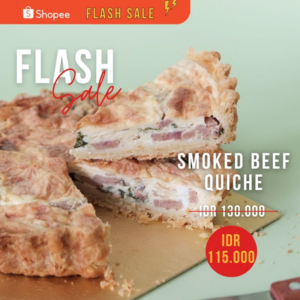 

Quiche Smooked Beef / Pie / Hampers / Kue Ulangtahun