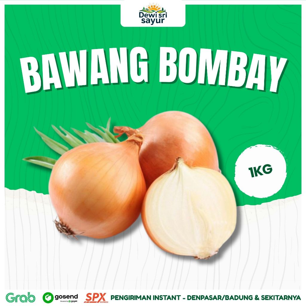 

Bawang Bombay 1kg – Dewi Sri Sayur