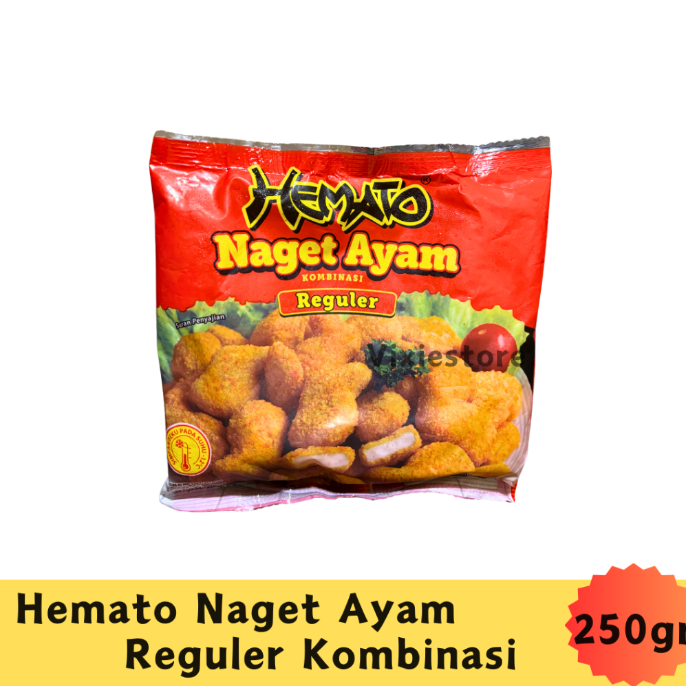 

Hemato Naget Ayam Kombinasi Reguler 250 Gram