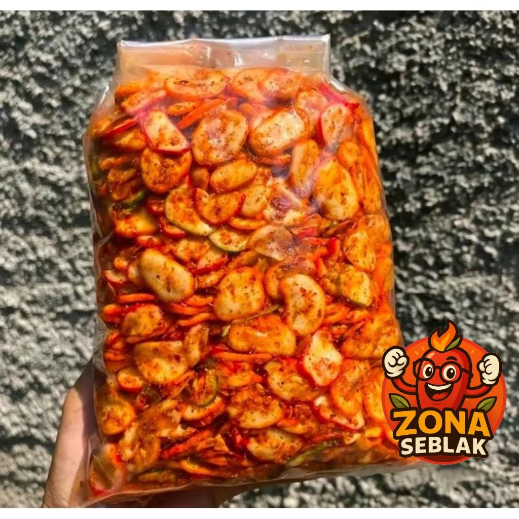 

[1kg] Kerupuk Seblak Kering Kencur Daun Jeruk / Seblak Kering Pedas Daun Jeruk / seblak kerupuk bawang