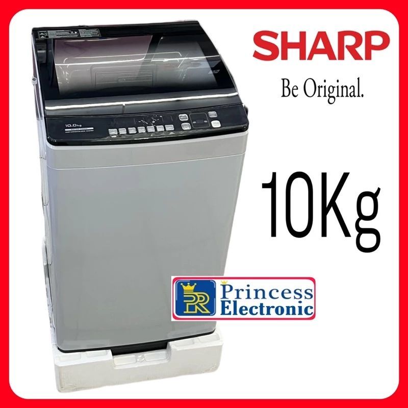 SHARP Mesin Cuci Top Loading 10 Kg ES M 1000T GG