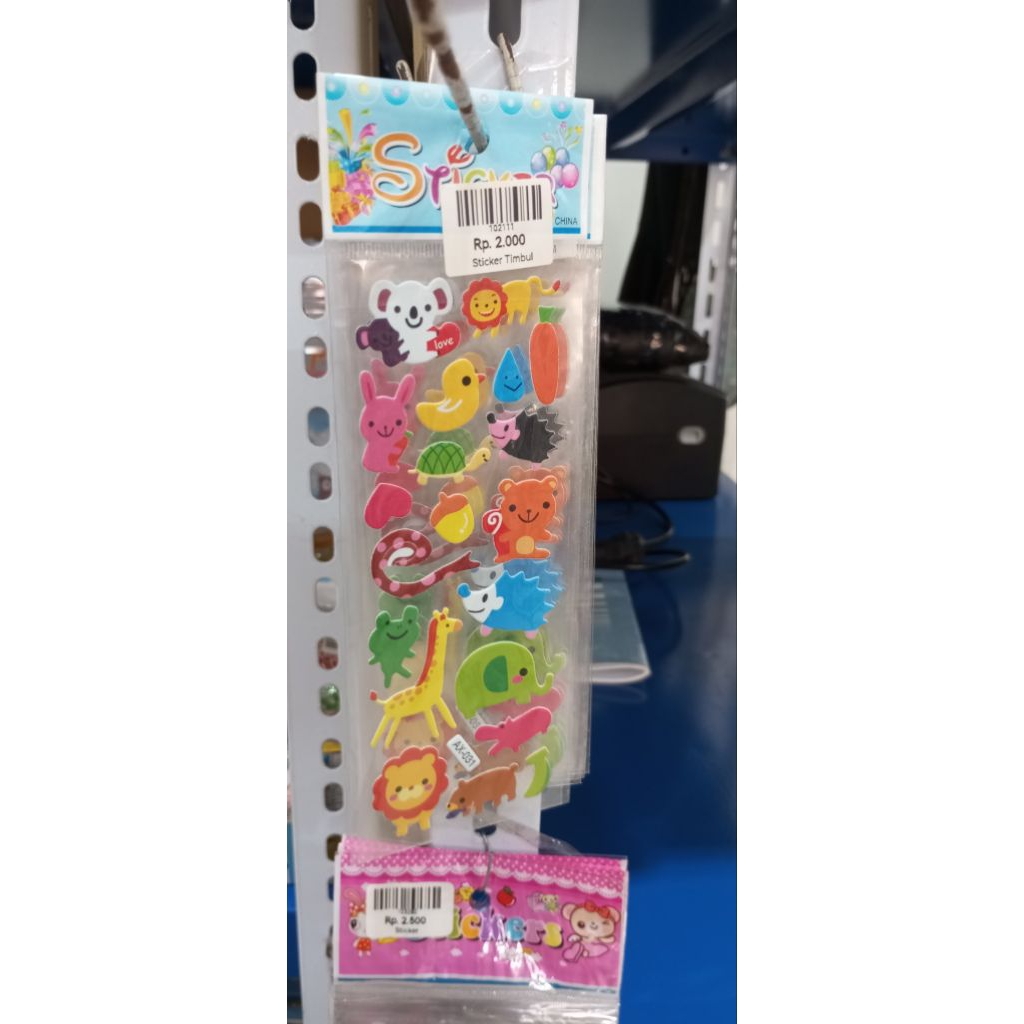 

mainan anak sticker timbul