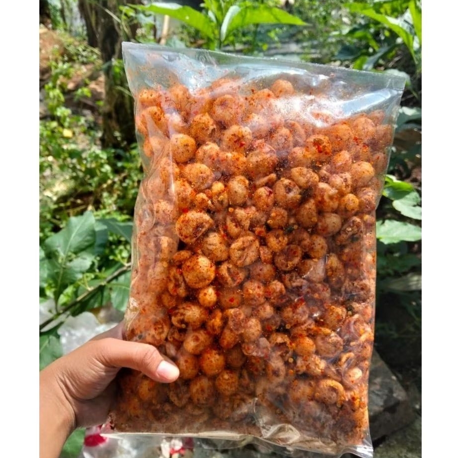 

Cimol kering/cimol pedas asin daun jeruk