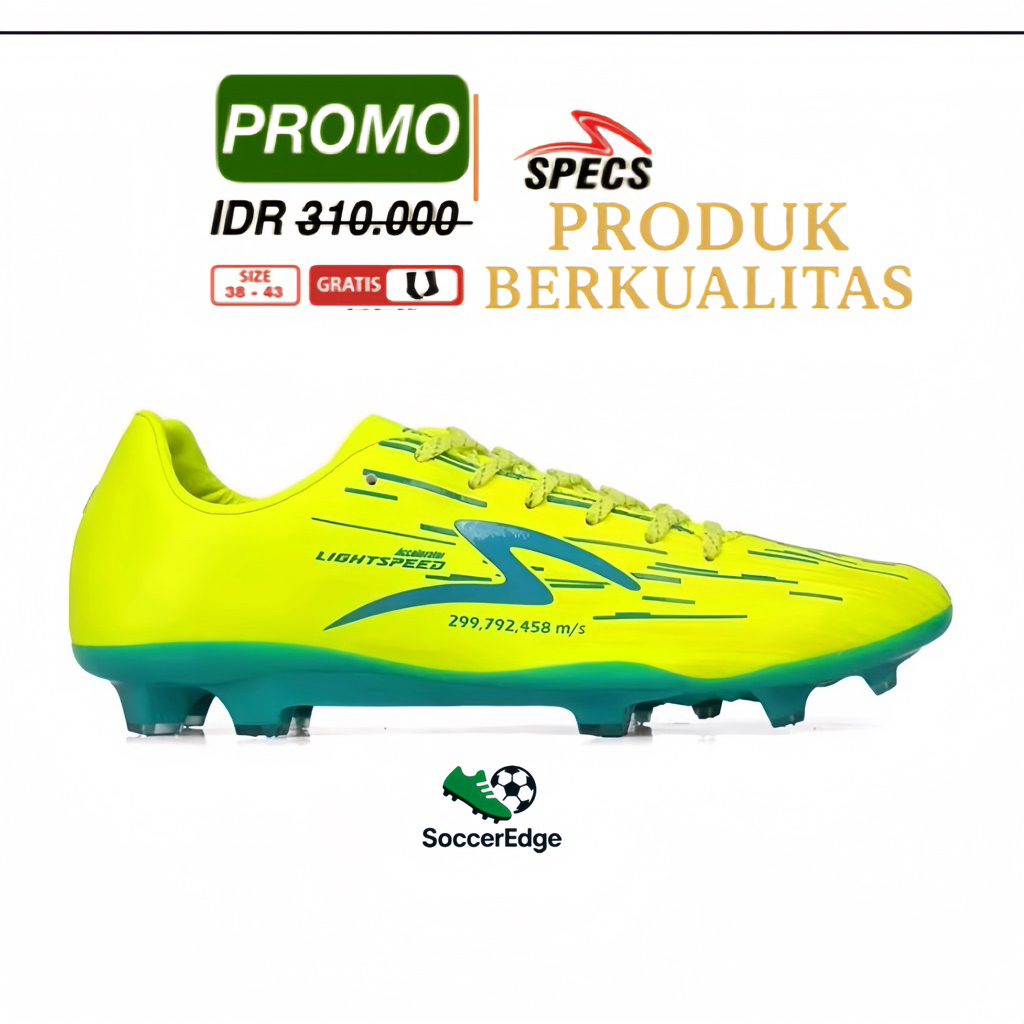 Terbaru Sepatu Bola Spech Lightspeed Reborn Terbaru Fg Original Kuwalitas Terbaik