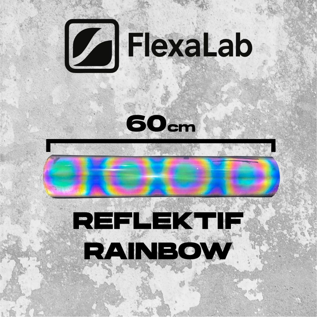 Polyflex Reflektif Rainbow / Vinyl Reflektif Rainbow / Polyflex Menyala