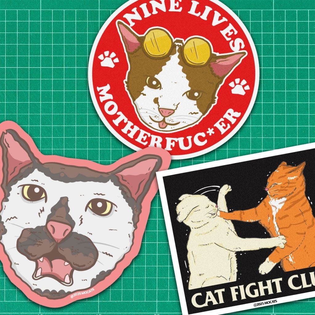 

Kocheng Bangor Series || Sticker Pack Kucing
