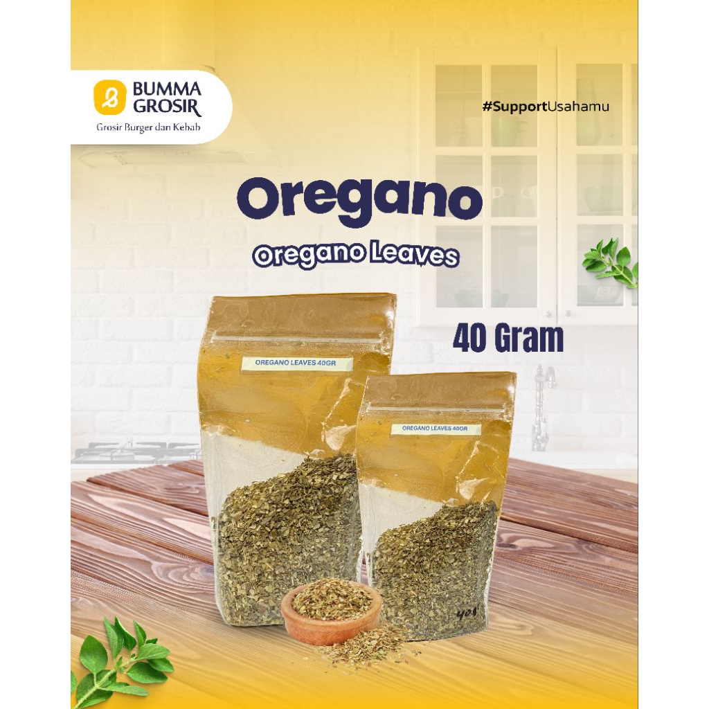 

Oregano Leaves - Leaves Oregano Bubuk Bumbu Dapur - Dried oregano - Daun oregano kering - 40gr -thymeLeaves - Leaves Thyme Bubuk Bumbu Dapur - Dried Thyme- Daun Thyme kring - 40gr