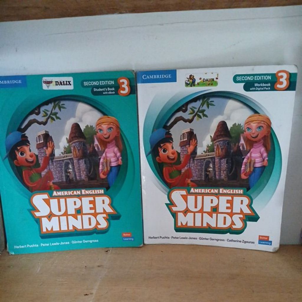 buku American English Super Minds 3 Student dan Workbook