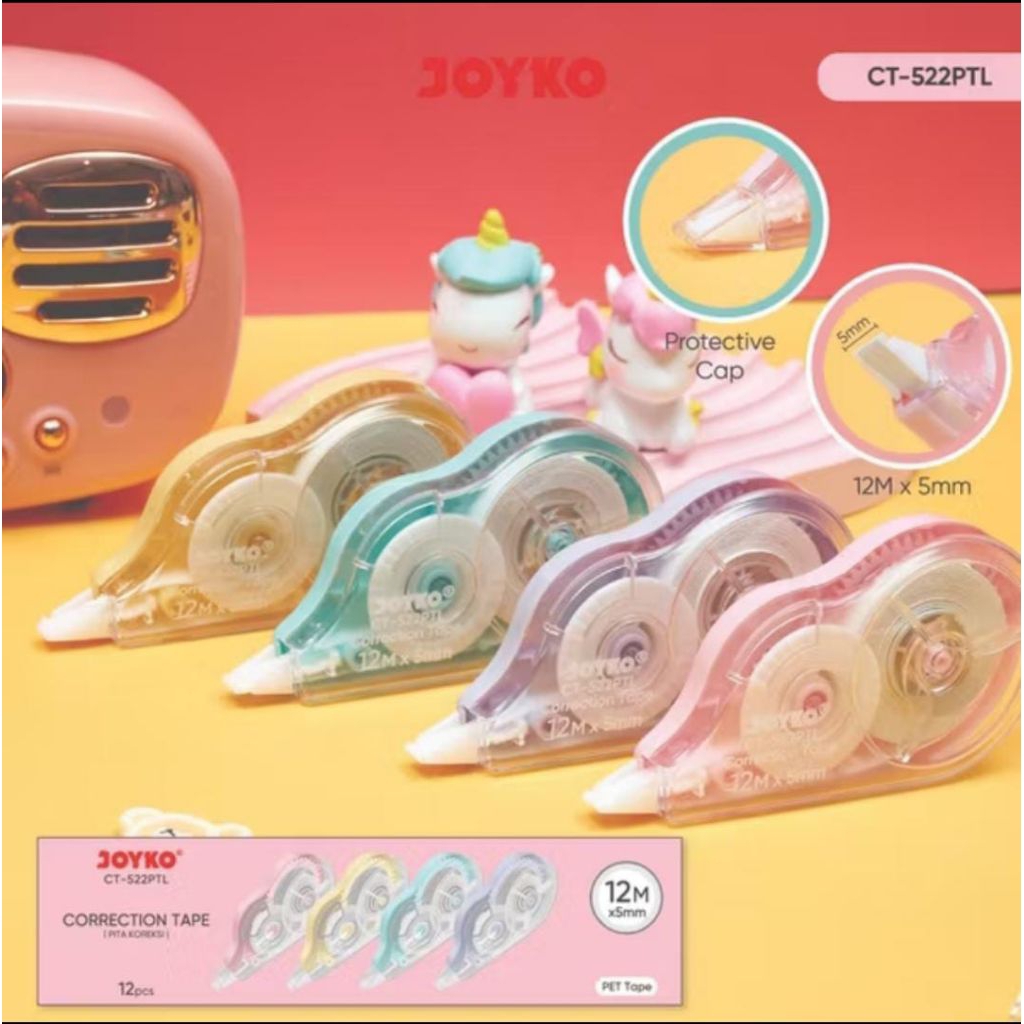 

JOYKO Correction Tape CT-522PTL fancy 1pcs