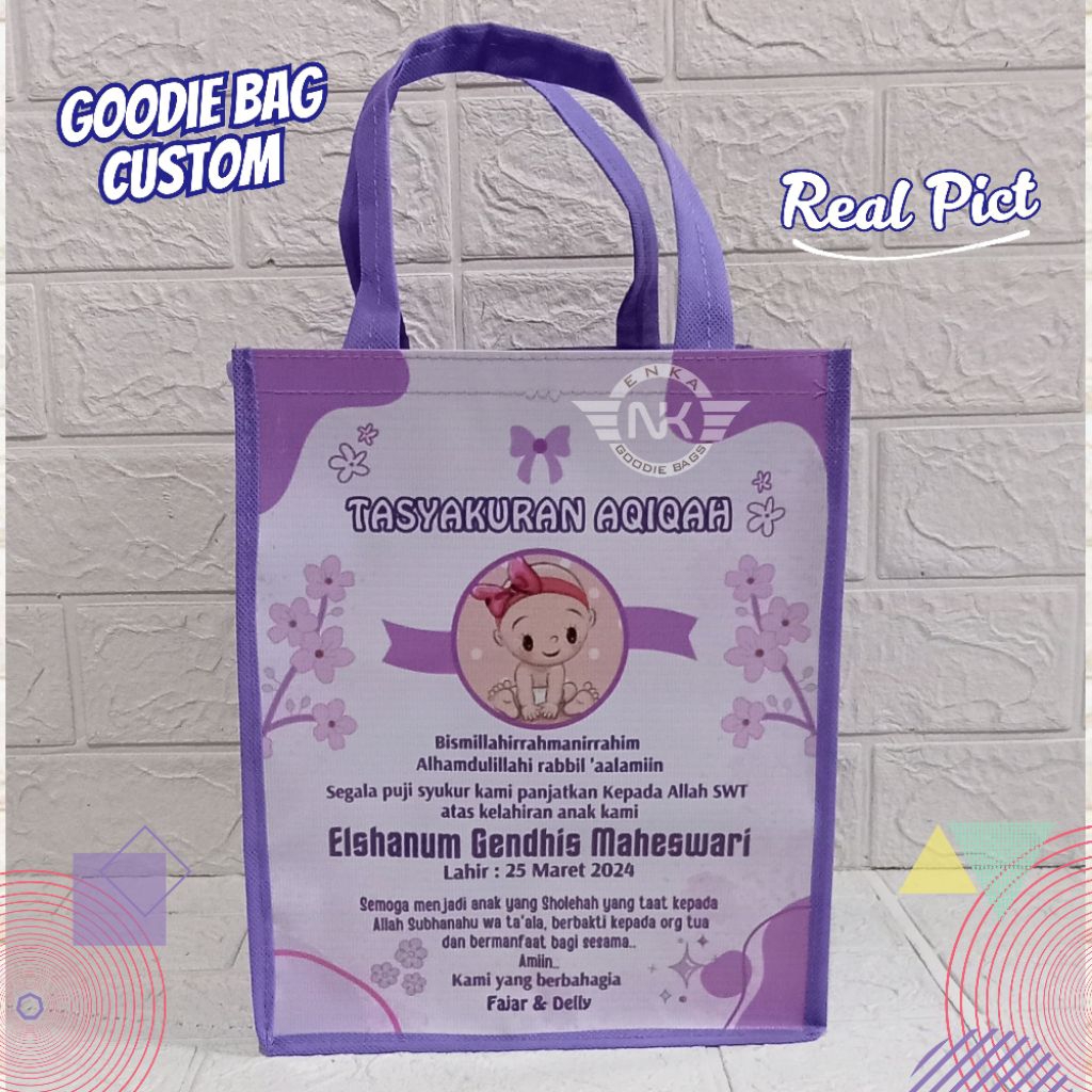 

TAS AQIQAH / TAS TEDAK SITEN / TAS HANTARAN BERKAT / TAS SOUVENIR CUSTOM