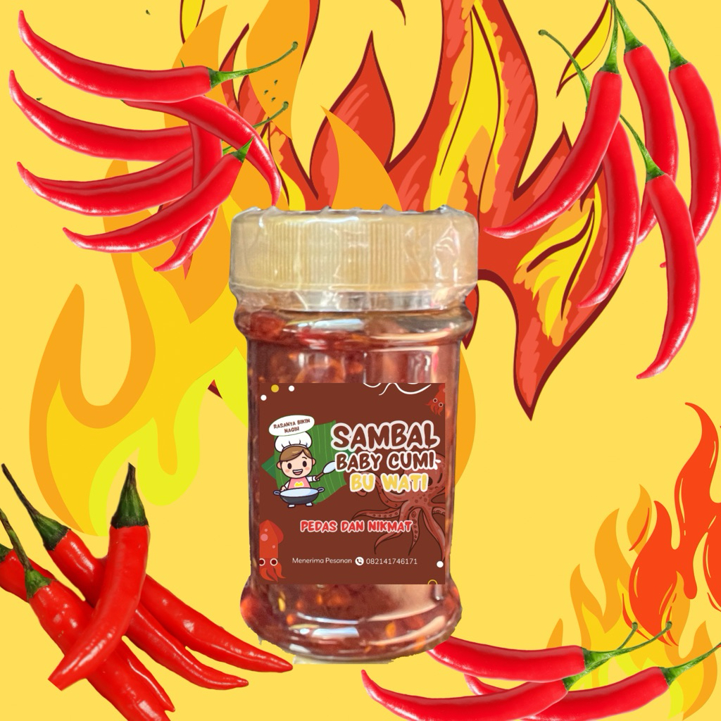 

SAMBAL BABY CUMI BU WATI. PEDAS DAN NIKMAT