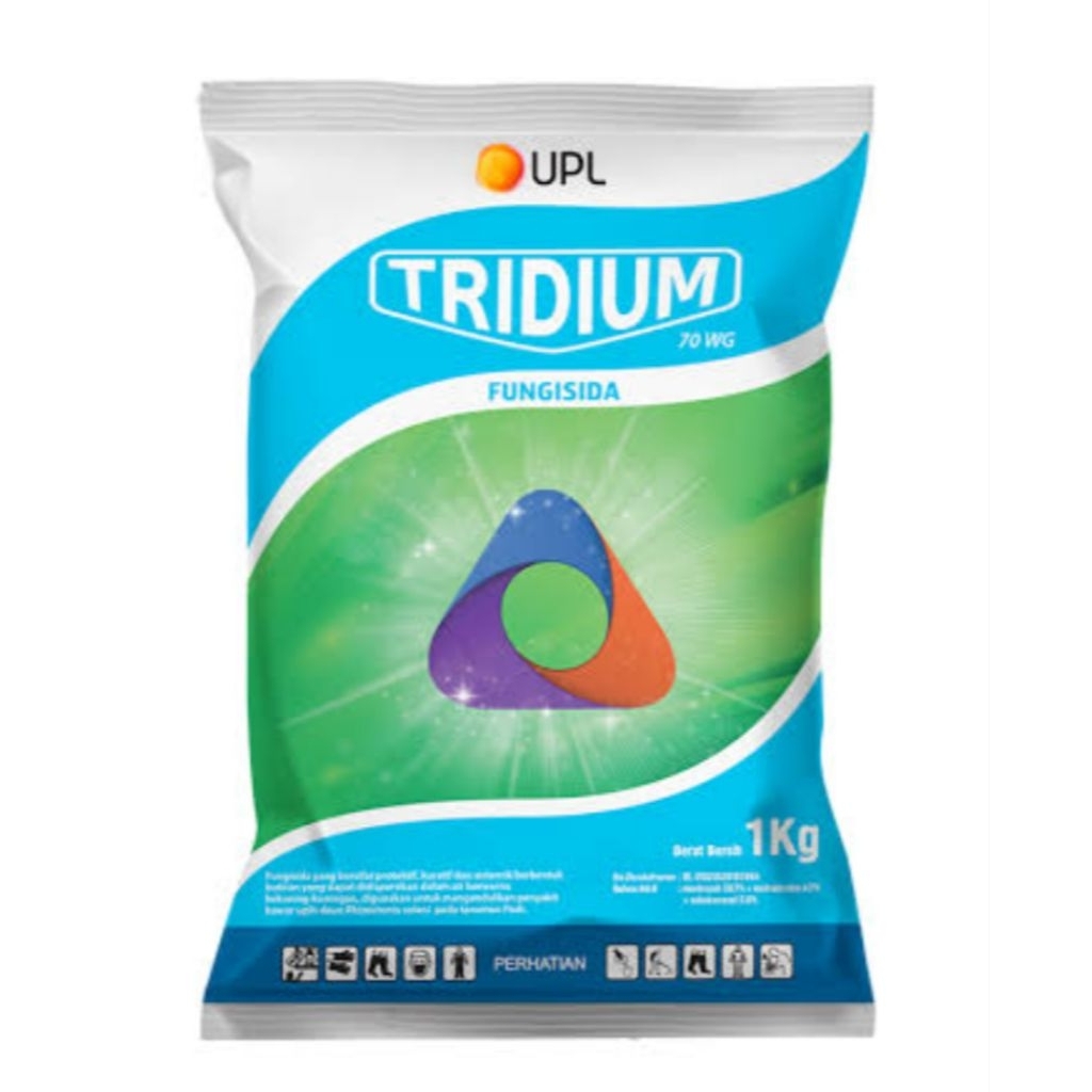 FUNGISIDA TRIDIUM 70WG 1KG, PENGENDALI PATEK CABAI TOMAT BAWANG MERAH