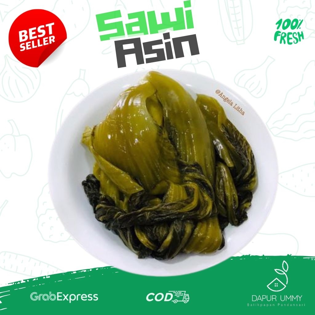 

SAYUR SAWI ASIN • Sawi Asin • Kiam Chai